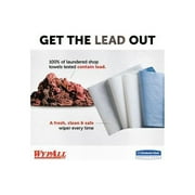 Wypall X70 Cloths, Pop-Up Box, 9 1-10 X 16 4-5, White, 100-Box, 10 Boxes-Carton