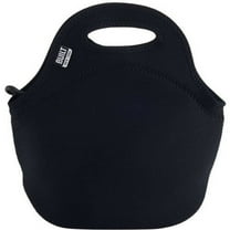 BUILT Neoprene Getaway Zippered Lunch Tote in Black