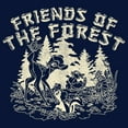 thumbnail image 2 of Boy's Bambi Artistic Friends Of The Forest  Graphic Tee Navy Blue Large, 2 of 4