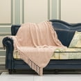 thumbnail image 5 of Decorative Throw Blanket  - 50x60in Soft Knit with Delightful Fringe Edges for a Sophisticated and Cozy Touch to Your, 5 of 9