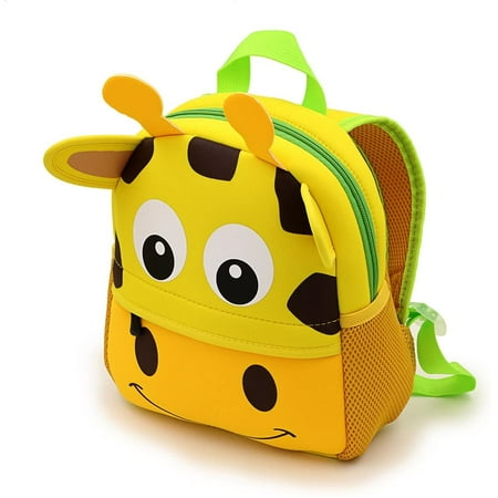 Backpack for children and toddlers, cute zoo animal in 3D, cartoon