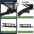 thumbnail image 4 of Arksen Folding Cargo Carrier Luggage Basket 2" Receiver Hitch 60", 4 of 7