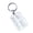 A, variant on Morses Code Keychains Accessory Stainless Stainless Steel