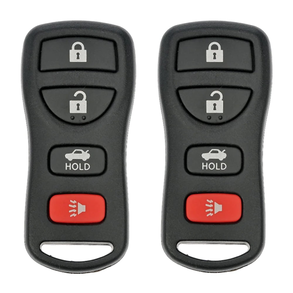 2 Replacement For 2002 2003 Nissan Altima Maxima Key Fob Remote 