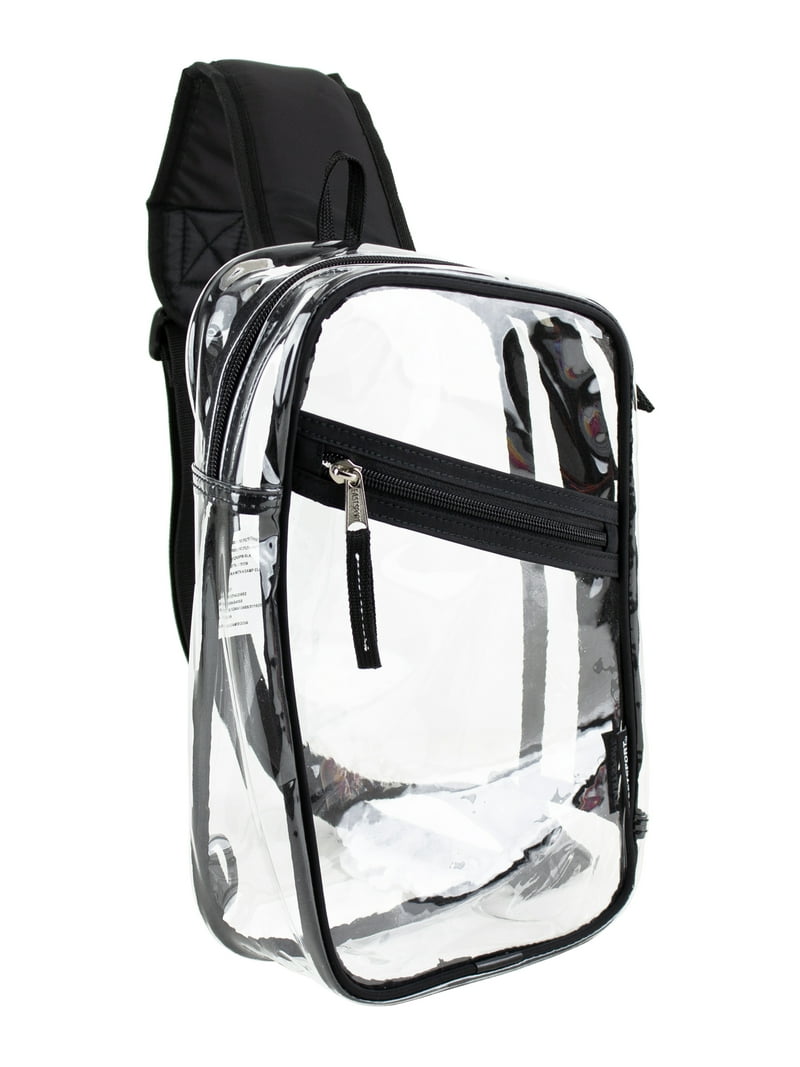 Backpack Purse for Women + Clear Bag Stadium Approved Grey&Black? Amazon.com | ZJIE Clear Mini Backpack 12x12x6 Stadium  main image 4