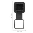 thumbnail image 2 of UPOUART Car Tow Hitch Cover Black Trailer Hitch Protector Cap for Trucks with Easy Installation, 2 of 8