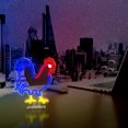 thumbnail image 7 of Lavish Cover Vertical Rooster Neon Sign Red Blue Led Signs for Desktop Decor Animal Lights Room Decor，14*12.8 Inches neon light with USB Powered Dimmable Animal Neon Light Signs, 7 of 7