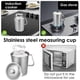 thumbnail image 5 of 2L 304 Stainless Steel Measuring Cup with Lid and Marking Milk Pitcher for Restaurants for Cooking Kitchen Coffee, 5 of 5