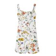 thumbnail image 4 of EQWLJWE Femmes Summer Confortable Bretelles Décontractée Impression Shorts de Poche Combinaison Shorts, 4 of 5