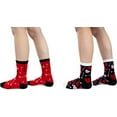 thumbnail image 3 of Set of 2 Themed Valentine's Day Crew Socks - One size fits all (14+) (Hearts & Arrows), 3 of 3