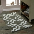 thumbnail image 5 of Saffron Fabs Bath Rug 2-Piece Set, Geomatric Quatrefoil Pattern, Assorted Colors and Sizes, 5 of 5