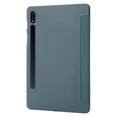 thumbnail image 3 of For Galaxy Tab S9 FE 5G Case 10.9 2023 Folding Stand Magnetic Soft Silicone Back Tablet Cover for Samsung Tab S9 FE S9FE Case Dark Green Tab S9 (11 inch), 3 of 6