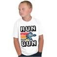 thumbnail image 5 of Classic 8-bit Video Game Mega Man Gun Crewneck T Shirts Boy Girl Teen Brisco Brands XS, 5 of 6