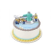 Minions Round Cake