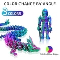 thumbnail image 2 of Filamento para impresora 3D LOVOON Tricolor PLA de 1,75 mm Silk Rainbow, 2 of 6