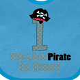 thumbnail image 4 of Inktastic Pirate 1st Birthday Boys Baby Bib, 4 of 4