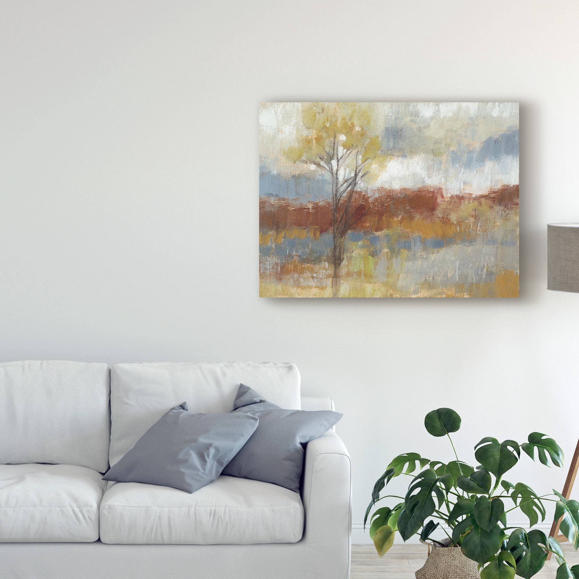 Trademark Fine Art 'Sienna Field I' Canvas Art by Jennifer Goldberger