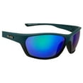 thumbnail image 6 of Raze Eyewear J-Frame Sunglasses for Men & Women Black-Blue Frame with Green- Blue Lenses Shatterproof Durable for Sports & Outdoor Adventures, 6 of 7
