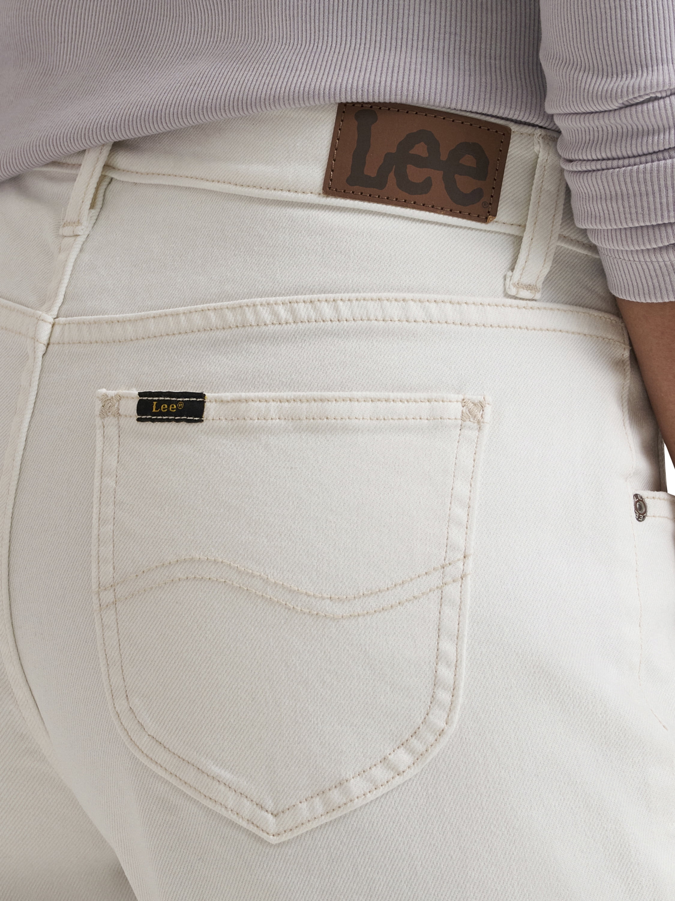 Lee® Women's Denim Side Slit Short with Frayed Hem, Sizes 2-26