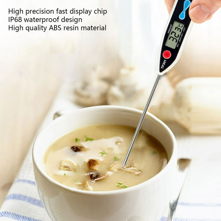 Digital Water Thermometer for Liquid Candle Instant Read With Waterproof  For Food Meat Milk Long Probe Food Temperature Measuring Device Probe Type  Electronic T… in 2023
