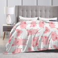 thumbnail image 4 of Kll Fleece Blanket Plush Throw Blanket Kawaii Pigs,Soft Fuzzy Cozy Flannel Blanket For Couch Sofa Bed.(60"X50"), 4 of 9