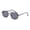 Black frame grey, variant on Steampunk Sunglasses for Men and for Women Lightweight Alloy Frame Fashion Eyewear Small Frame with Side Bag Design and