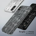 thumbnail image 5 of Ringke Air Prism Case Compatible with iPhone X, 3D Geometric Design Slim TPU Cover - Smoke Black, 5 of 9