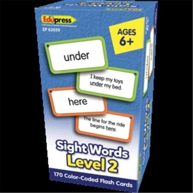 Teacher Created Resources TCR62059 Cartes Éclair de Mots de Vue Niveau 2