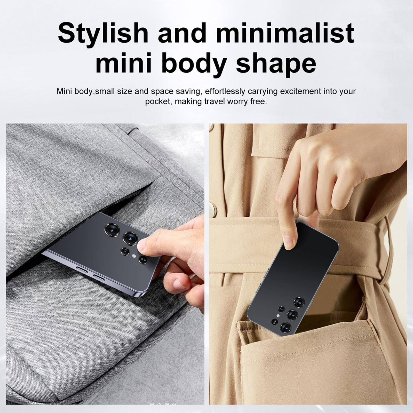 Kyusrd Unlocked android Smartphone 16GB ROM+2GB RAM android Phone 4IN HD Cell Phone 2MP Rear Camera System 2000mAh Phone Mobile Phone Large Storage