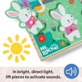 thumbnail image 4 of Pinza para cantar Ms. Rachel™ de madera Puzzle Melissa & Doug®, 6 piezas, 4 of 9