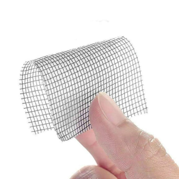 Strong Adhesive Window Screen Repair Tape for Covering Windows or Doors Pet Mesh Cag, 2" W x 80" L