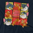 thumbnail image 3 of Tom And Jerry Squares Kids T Shirt (Small) for Youth Toddler Boys and Girls, Navy, 3 of 5