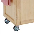 thumbnail image 3 of Homestyles Cuisine Cart Wood Kitchen Cart in Brown, 3 of 11