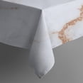 thumbnail image 5 of White Rose Gold Marble Pattern Square Tablecloth,Waterproof Square Table Cover,Wipeable Spillproof Washable Table Cover for Home Kitchen Party Decor 42"X42"(107x107cm), 5 of 6