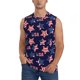 thumbnail image 1 of Fotbe American Stars Men's Camiseta sin Mangas Estampada para Hombres, Playera Casual para Gimnasio, Entrenamiento, Playa-3X-Large, 1 of 7