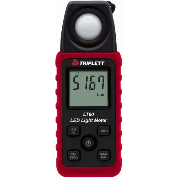 Triplett LT80 LED Illuminance/Light Meter up to 400,000 Lux / 40,000 Fc