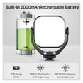 thumbnail image 6 of VL66 Adjustable LED Video Light With 360 Rotation Mount Bracket Rechargable DSLR SLR Mobile Portable Fill Light ,Professional Equipment, 6 of 7