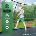 thumbnail image 4 of GVDV Outdoor Recreational Trampoline, 10' Backyard Pumpkin Trampoline with Enclosure for Kids & Adults, 4 of 8