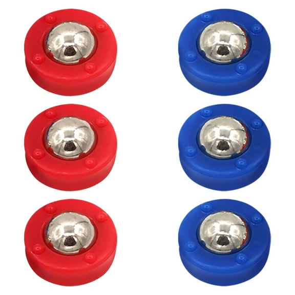 6pcs Shuffleboard Table Accessories including Tabletop Pucks Mini Beads and Equipment Balls Roller