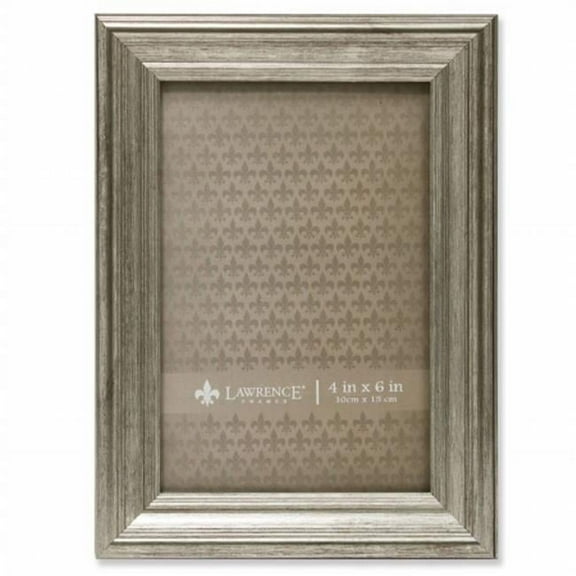 Sutter Burnished Picture Frame - Silver, 0.67 in.