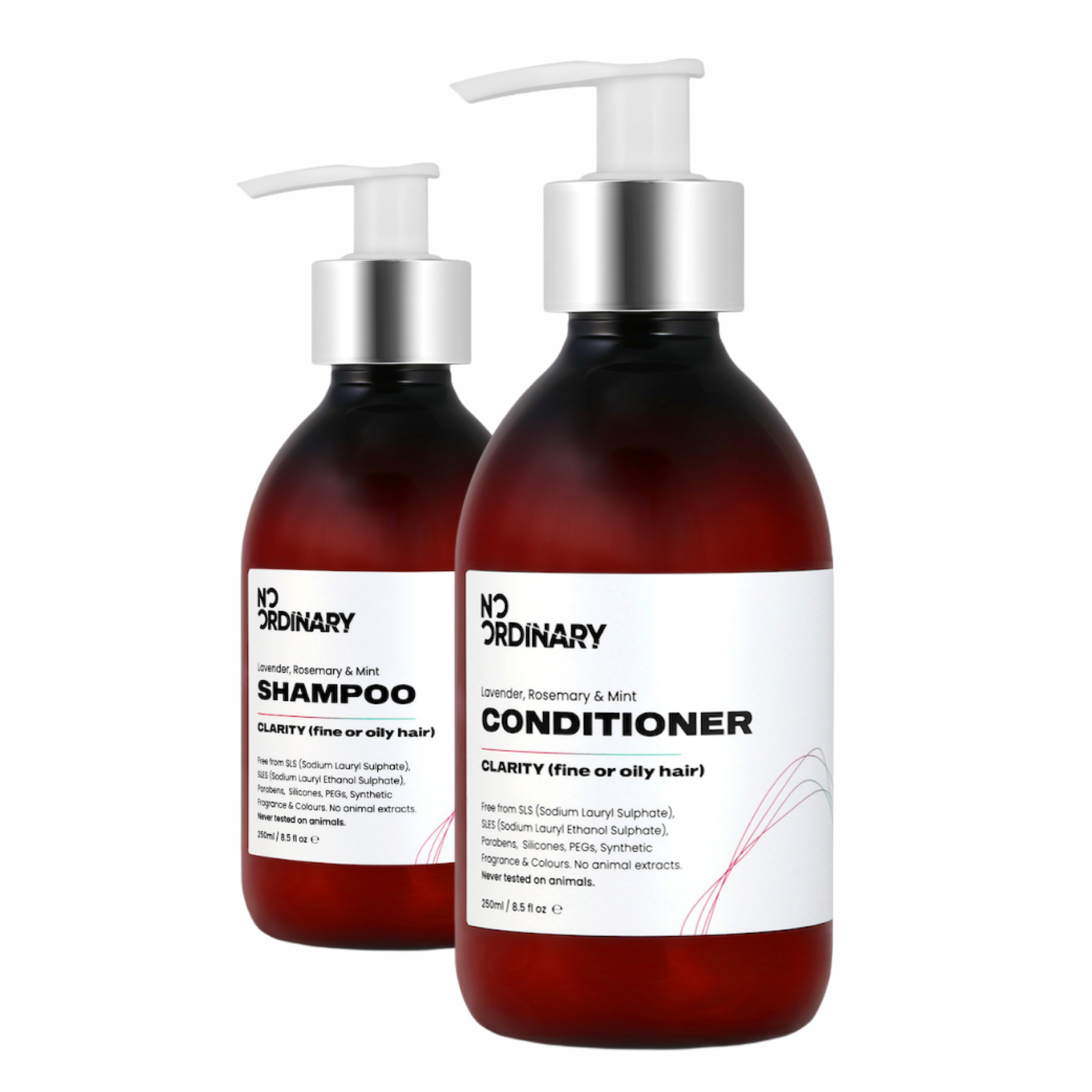 No Ordinary Clarity Shampoo + Conditioner for Fine & Oily Hair, 16.9 fl