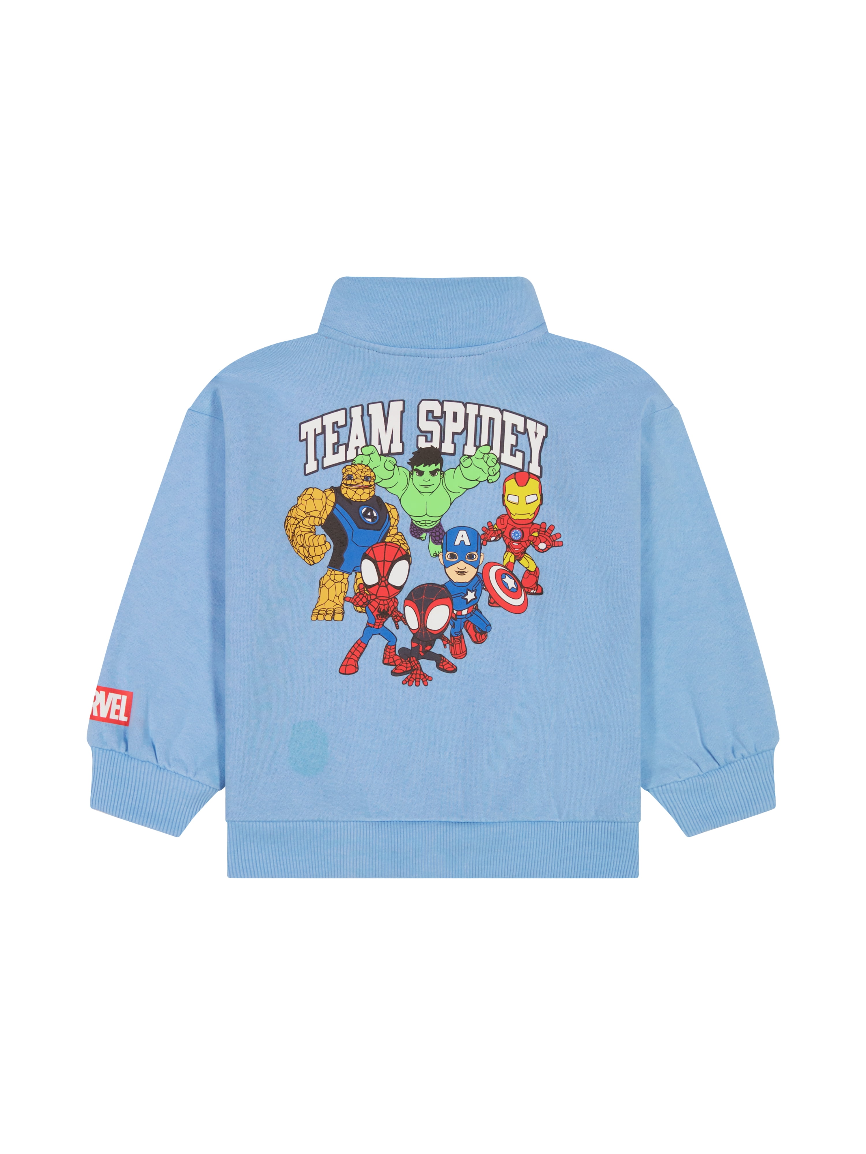 Spidey and Friends Toddler Girl Quarter Snap Pullover, Sizes 12 Months-5T