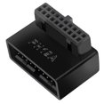 thumbnail image 1 of Ph19a Usb 3.0 Internal Header Usb3.0 19/20p Socket 90 Degree Adapter Converter For Computer Motherboard, 1 of 5