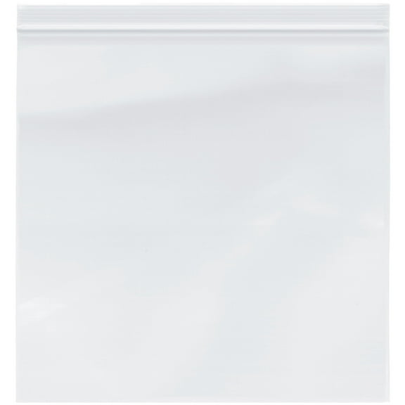 Plymor 12" x 12", 2 Mil Zipper Reclosable Plastic Bags