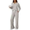 thumbnail image 2 of MEICHEN Pajamas for Women Set Womens Pajamas 2 Piece Sets Outfits Matching Suits Long Sleeve Sweater Long Pants Pockets Womens Sleepwear, 2 of 5
