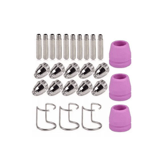 35pcs Antorcha De Cortador Por Plasma Ag60 Sg55, Consumible ROSA PLATA