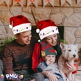 thumbnail image 6 of PMU Christmas Celebration Costume Party Accessories Santa Hat Plush Trim Red/White with Christmas Bulb - Props & Party Supplies for Plays, Festivals, Photo Shoots (1/Pkg) Pkg/1, 6 of 6