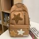 thumbnail image 3 of Mochila para Laptop Vintage Mujeres Grandes Capacidad Ajustable Correa Apliques Niñas Diaria, 3 of 9