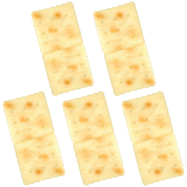 MasteelfCA 5Pcs Artificial Fake Biscuits Food Biscuits Decor Model Kitchen Toys Photo Prop