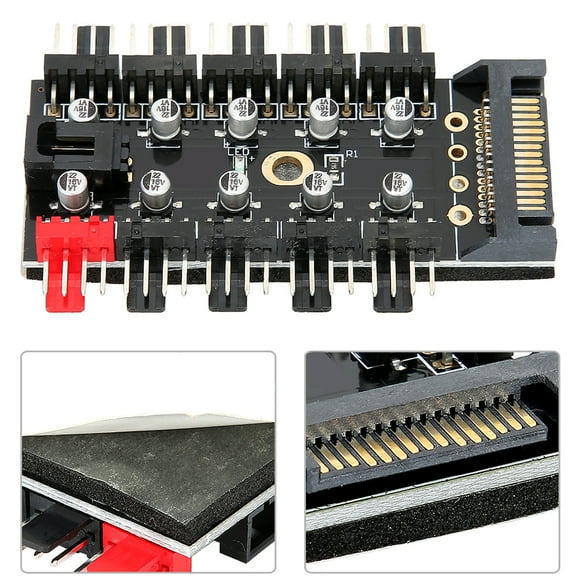 PC Chassis Fan HubPC Chassis Fan Hub Computer Hub Regulator Fan Hub Cutting-Edge Features